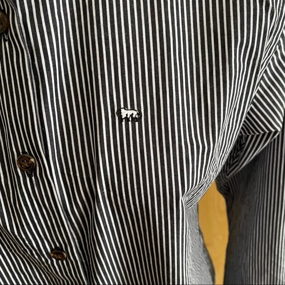 Peau Du Loup • Striped Recycled Cotton Button Up Shirt - Picture 7 of 10